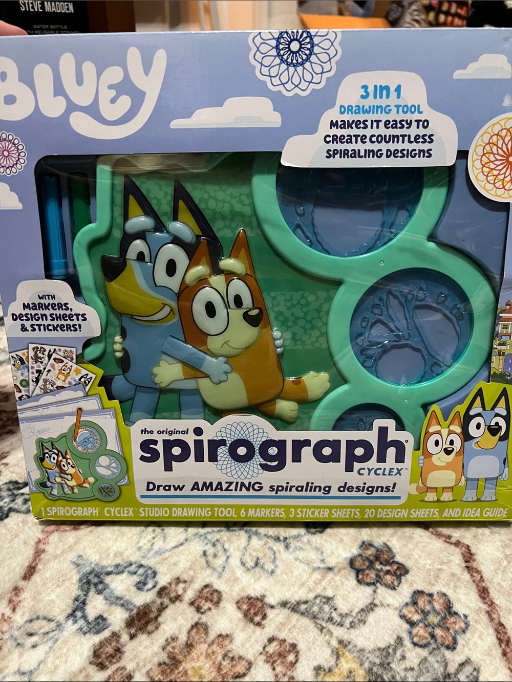 Bluey Spirograph Cyclex Drawing Tool - Box Damaged
